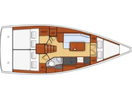 Oceanis 35.1 (Il Moro di Lamezia - Standard line) Plan image - 6
