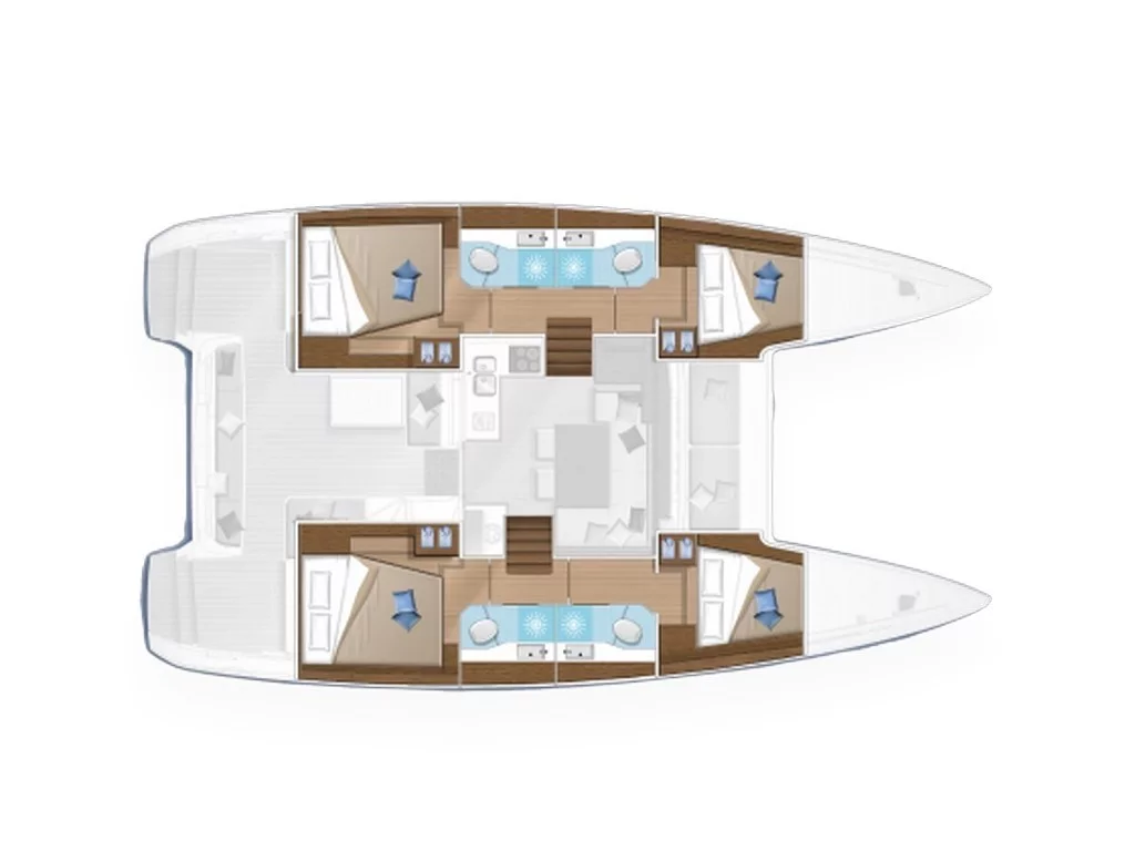 Lagoon 40 (Gelso - Standard line) Plan image - 11