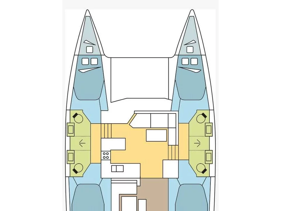 Astréa 42 (IOANNA - GEN/AC+WATERMAKER) Plan image - 2