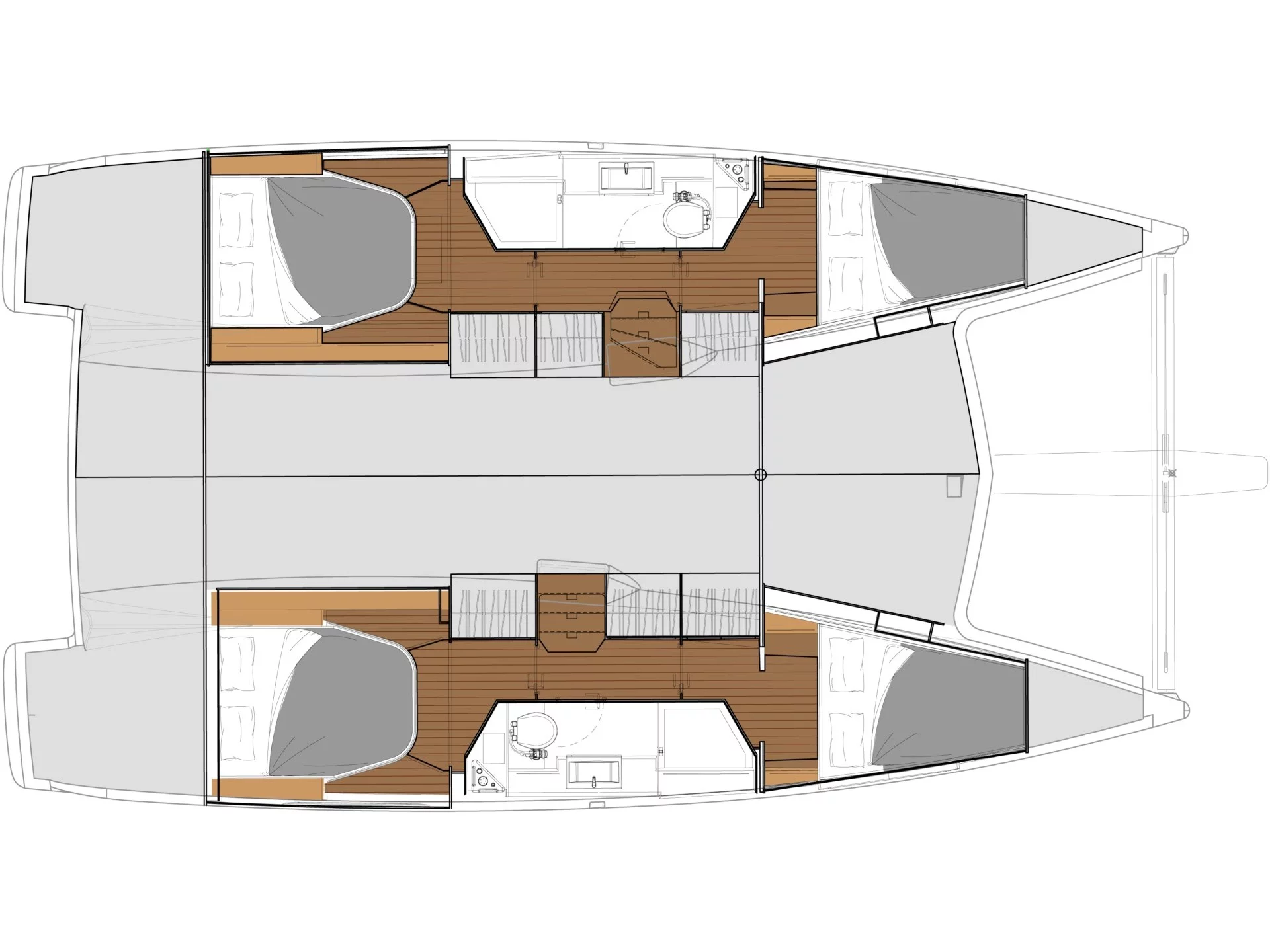 Fountaine Pajot Lucia 40 (Happy Ours) Plan image - 16