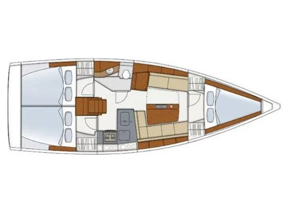 Hanse 345 (Ursa Minor) Plan image - 14
