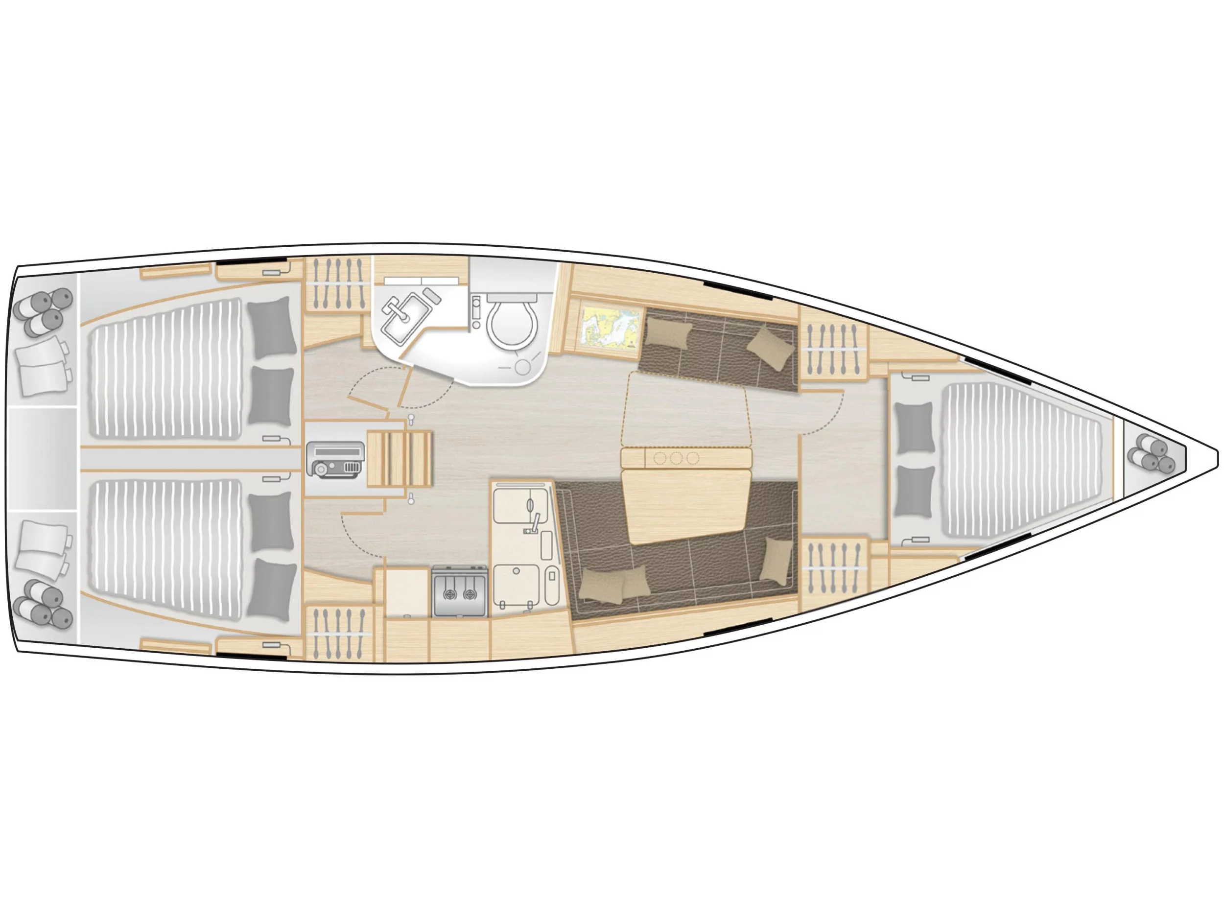 Hanse 388 (Atlas) Plan image - 7