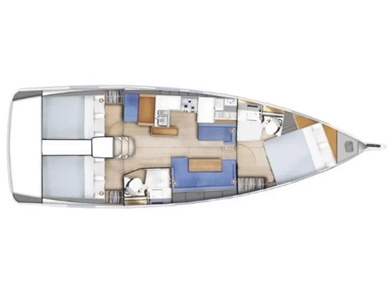 Sun Odyssey 410 (Verdejo (Majorca)) Plan image - 13