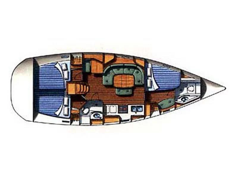 Oceanis 393 Clipper (Hinitsa) Plan image - 9