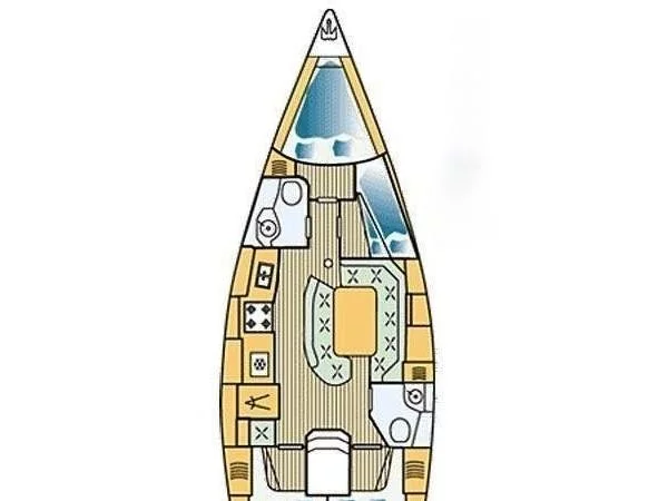 Sun Odyssey 42.2 (VERA I) Plan image - 3