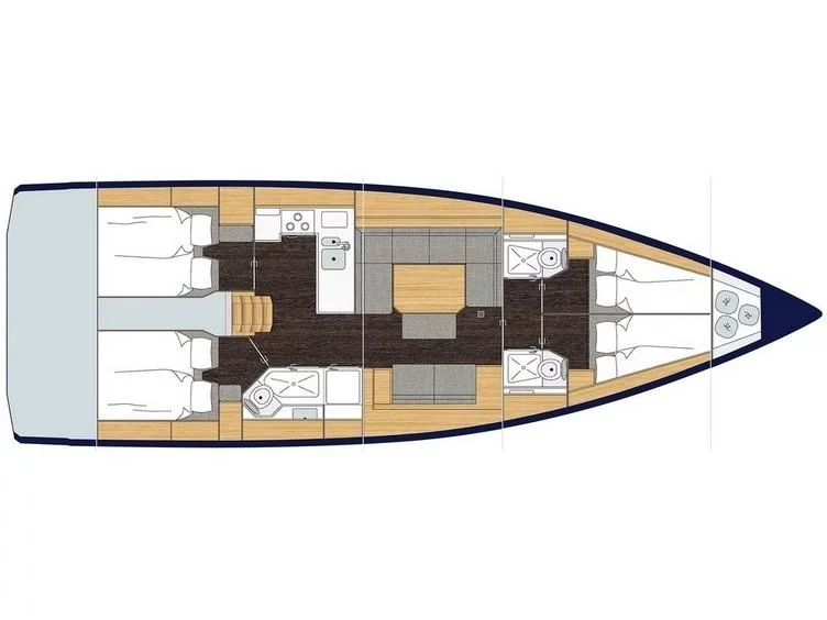 Bavaria C45 (4 cab.) (MG-C45-20-ASVOL) Plan image - 12