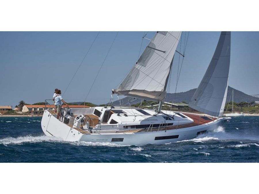 Photo #1 - Sun Odyssey 440 (Aurelia) in Port of Lefkas - 65245