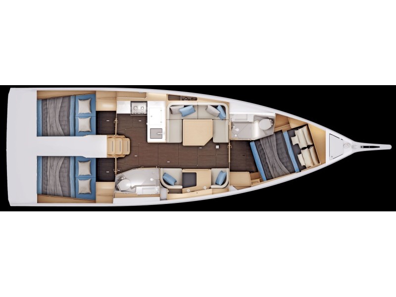 Photo #1 - Sun Odyssey 415 (MYRIANA) in Piso Livadi Port - 63962