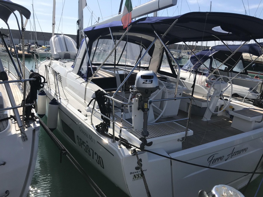 Photo #1 - Oceanis 46.1 (4 cab) (Ferro Azzurro) en Cala dei Sardi - 8528