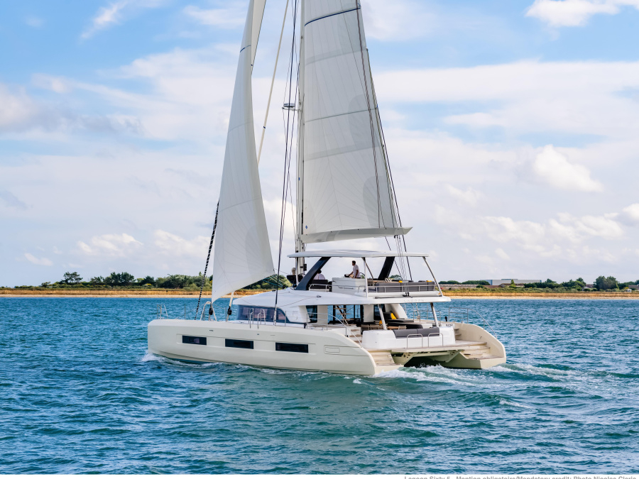 Photo #1 - Lagoon Sixty 5 (SAILUXE - La Controra) in Marina - 63937
