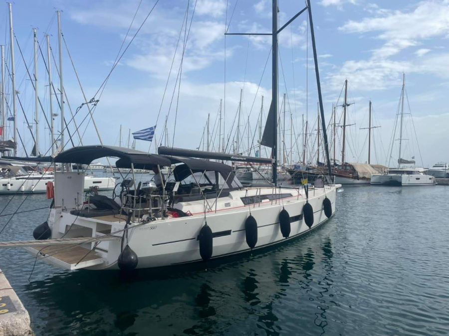 Photo #1 - Dufour 560 (Captain Leo) in Tourlos Marina - 23377
