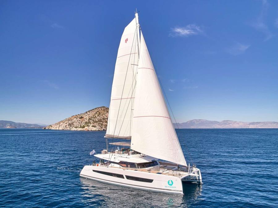 Photo #1 - Fountaine Pajot Alegria 67 (5 cab) (Sunmoon) in port - 67771
