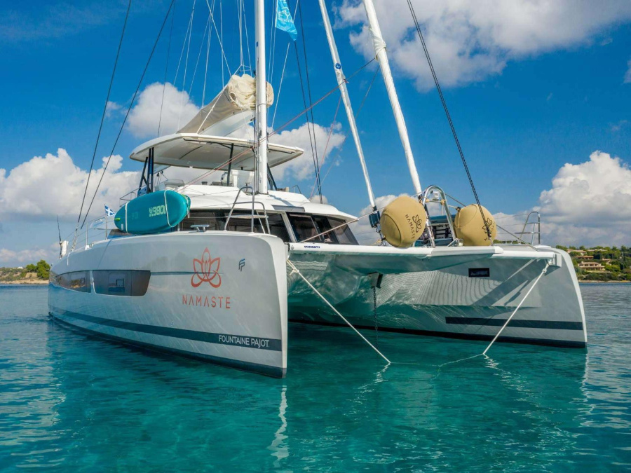 Photo #1 - Fountaine Pajot Samana 59 (4 cab) (Namaste) in Tourlos Marina - 67762