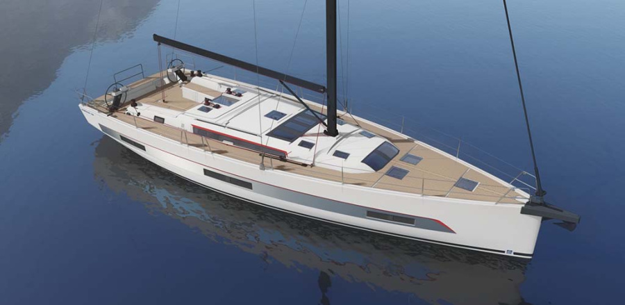 Photo #1 - Dufour 530 - 4 + 1 cab. (Hermes) en New Marina - 34468