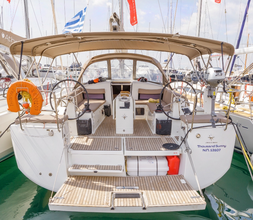 Photo #1 - Sun Odyssey 440 - 4 cab. (Thousand Sunny) in Rhodes New Marina - 35501