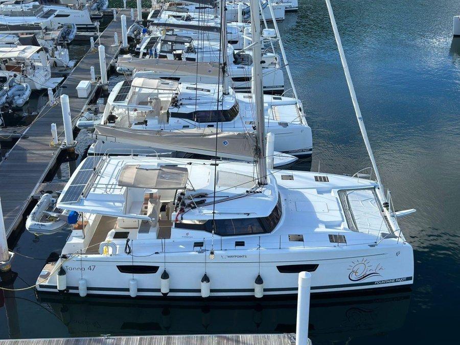 Photo #1 - Fountaine Pajot Tanna 47 - 5 + 1 cab. (Ojala) in Frenchtown Marina - 36190