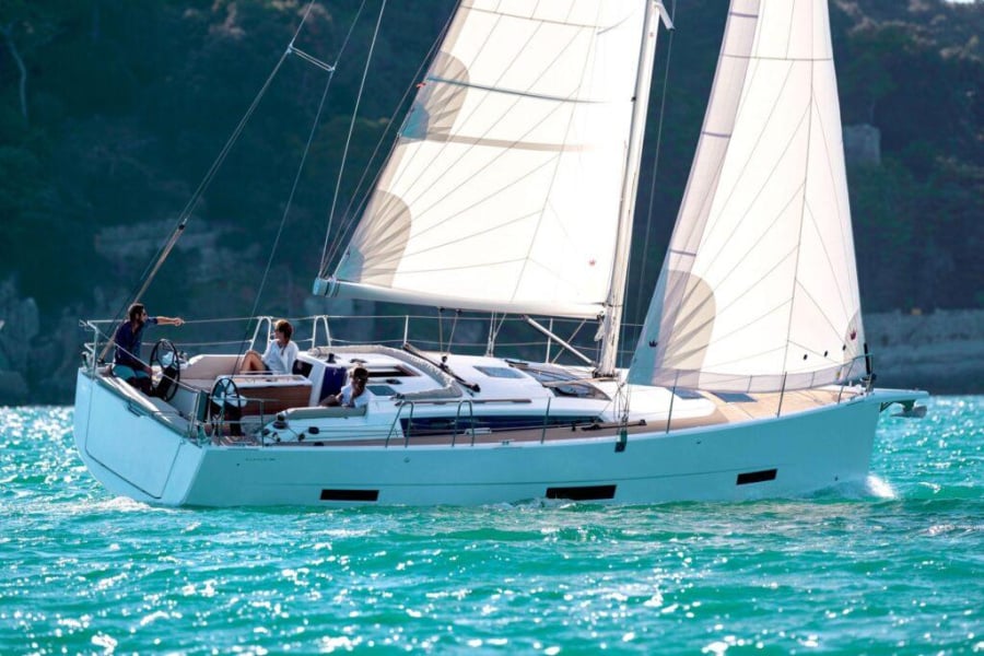 Photo #1 - Dufour 390 GL (Souel) in Lefkas main port - 36438