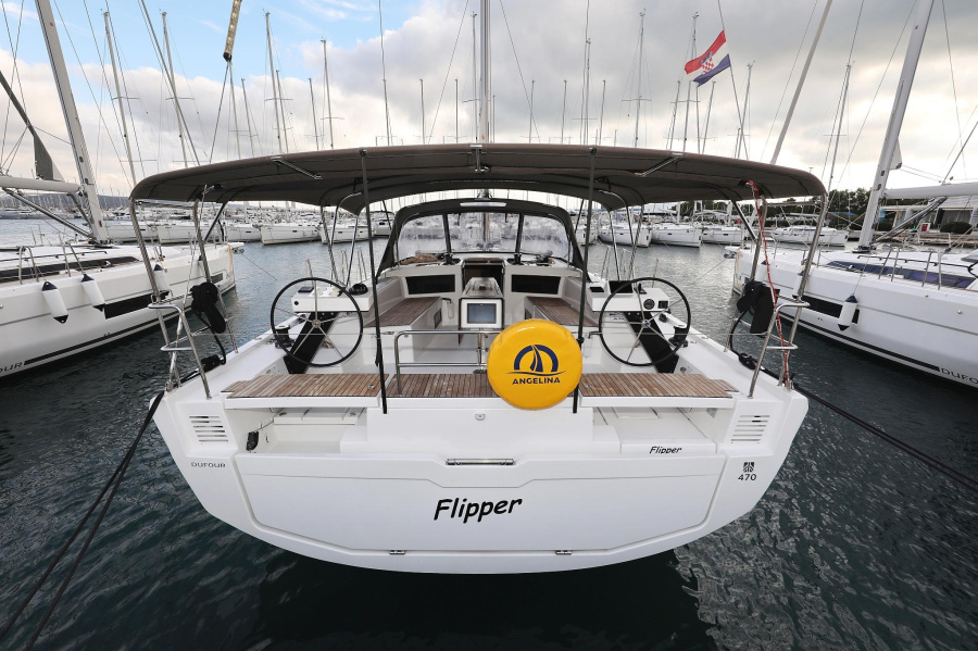 Photo #1 - Dufour 470 - 4 cab. (Flipper) in D-Marin Dalmacija Marina - 37843