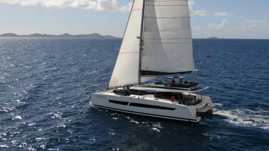 Photo #1 - Fountaine Pajot Aura 51 - 5 + 1 cab. (Vienna) in BVI, Tortola, Ritter House Marina - 40508