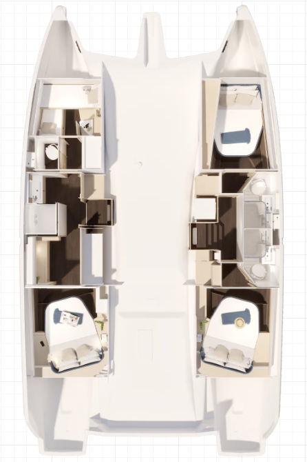 Photo #1 - Fountaine Pajot FP 44 Maestro - 3 cab. (Raven) in Resort & Marina - 67703
