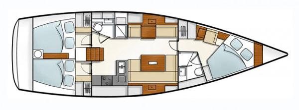 Photo #1 - Hanse 430 (Tria S) in Marina - 46325