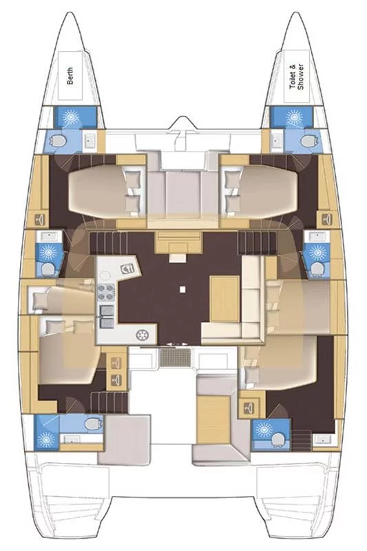Lagoon 52 F - 6 + 1 cab. (Parlay 2 (ex Current Venture))  - 1