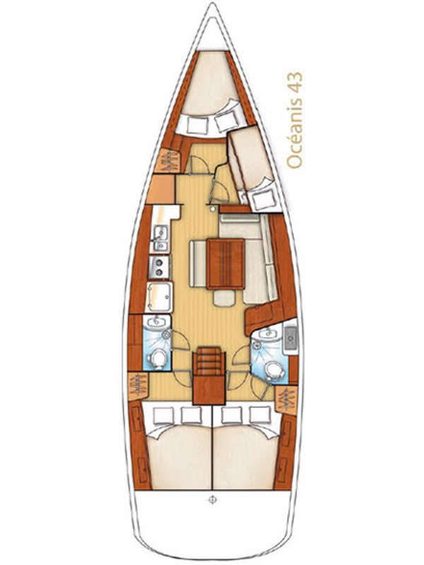 Photo #2 - Oceanis 43 (Serenity) en Athènes - 27400