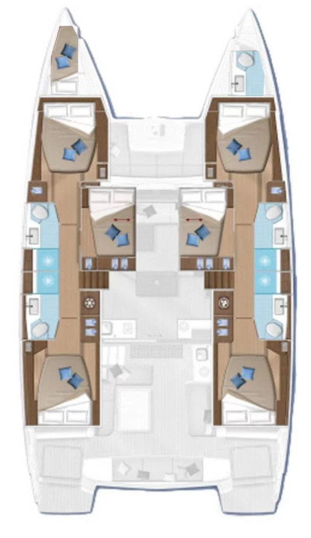 Lagoon 50 - 6 + 1 cab. (Adriatic Leopard)  - 1