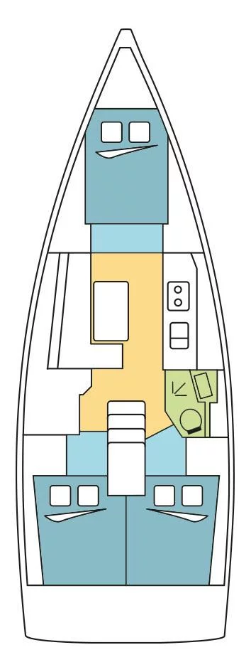 Oceanis 38.1 (MAGPIE)  - 1