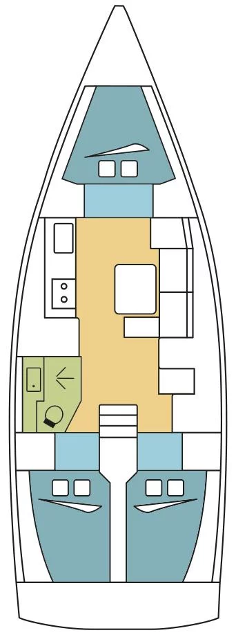 Dufour 382 GL (CORTO BAMBOO)  - 1