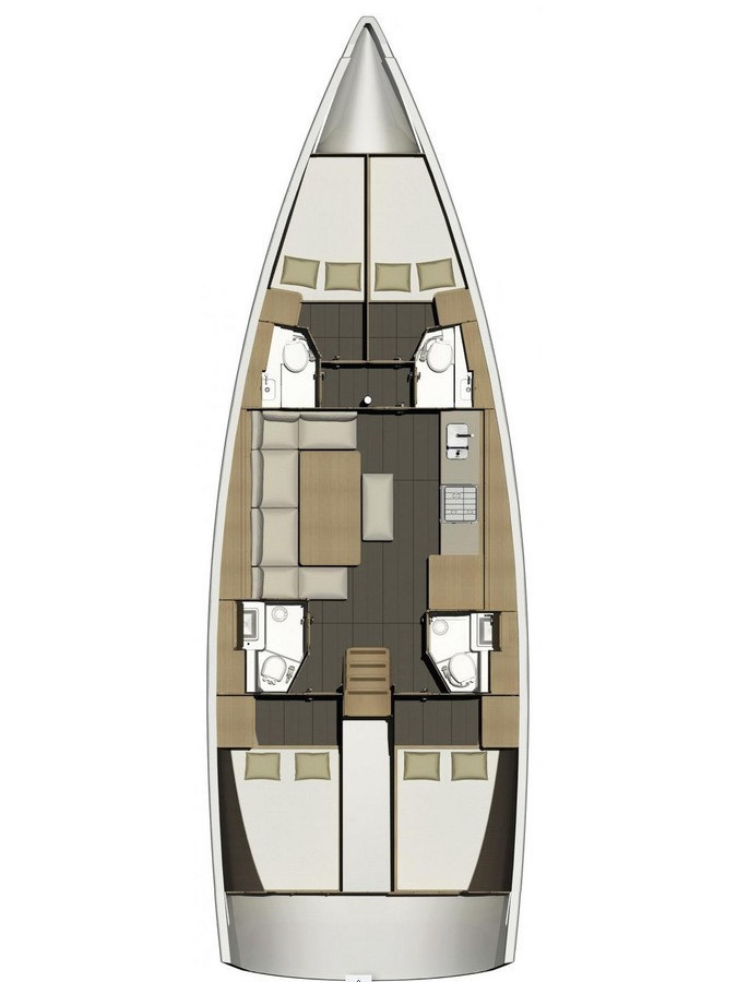 Photo #2 - Dufour 460 GL (ZANAFI) in Trogir - 27716