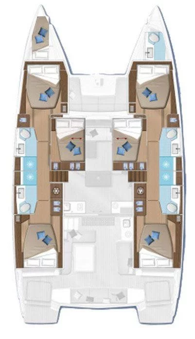 Lagoon 50 - 6 + 1 cab. (Katka)  - 1