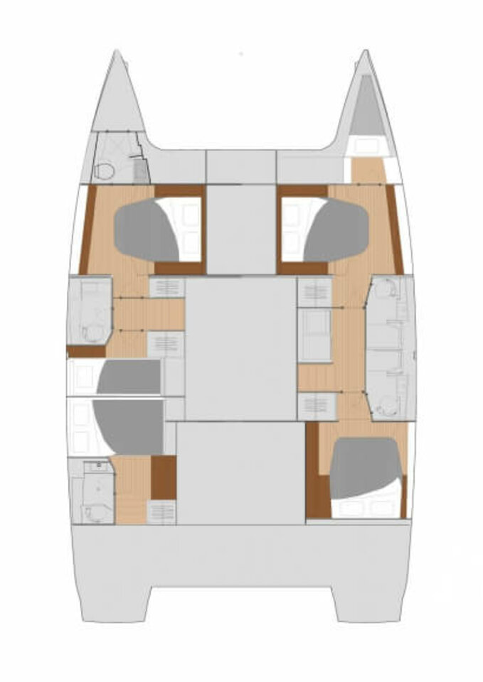 Photo #2 - Fountaine Pajot Saona 47 Quintet - 5 + 1 cab. (Three Sheets) in Road Town - 28106