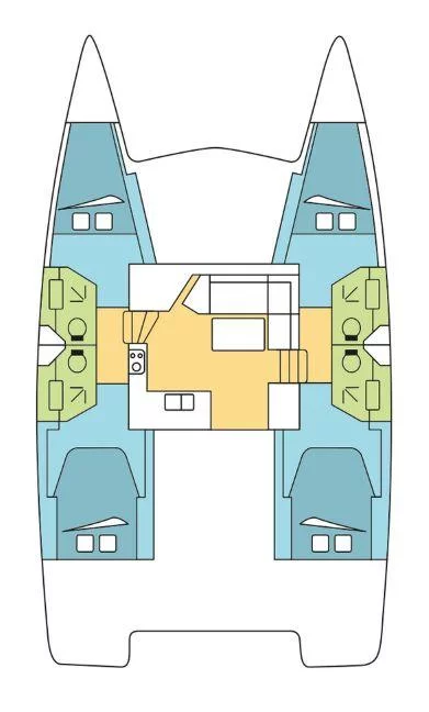 Fountaine Pajot Lucia 40 - 4 cab. (HYLIA)  - 1
