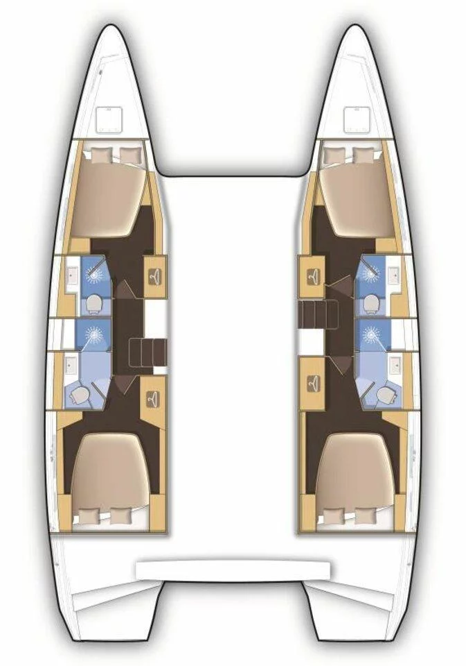 Lagoon 42 - 4 + 1 cab. (Stella)  - 1
