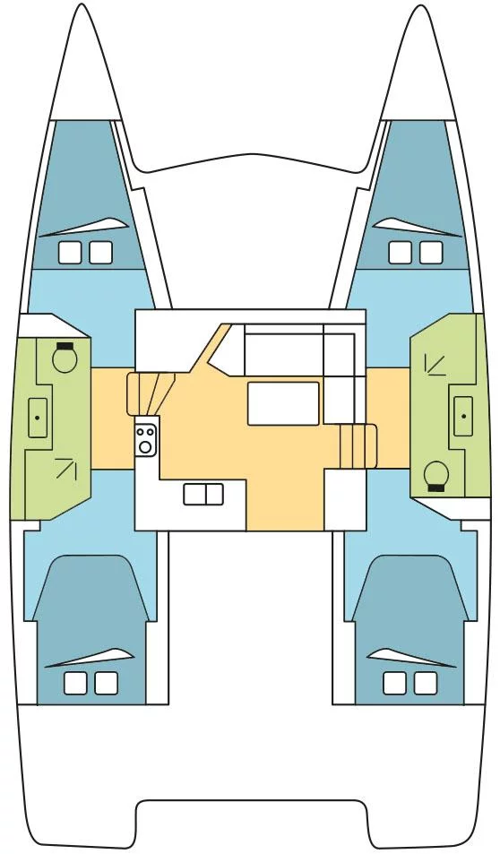 Fountaine Pajot Lucia 40 - 4 cab. (MUSCADE)  - 1