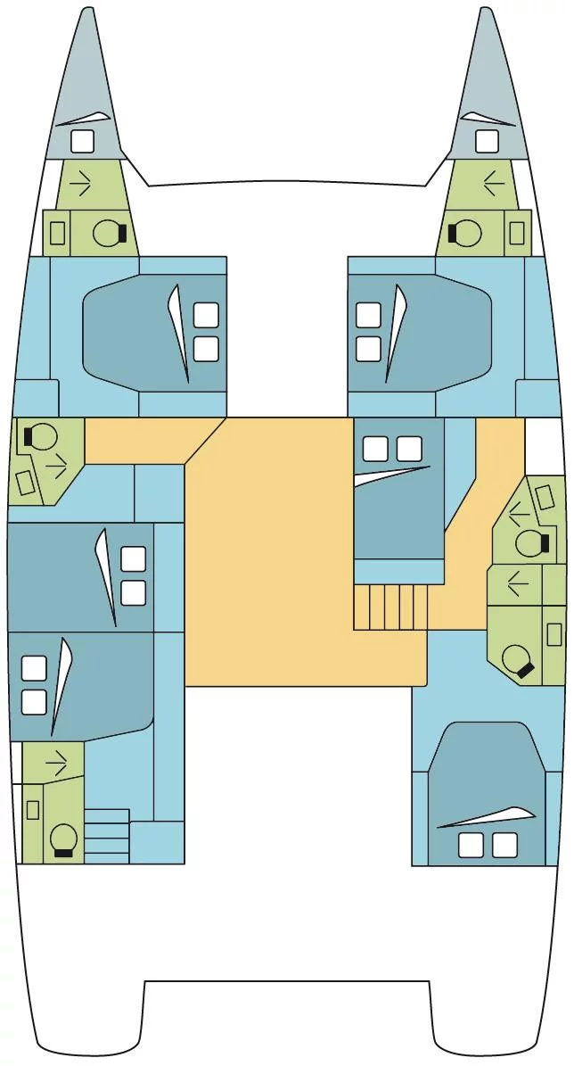 Fountaine Pajot Saba 50 - 6 + 2 cab. (GUIRACA)  - 1