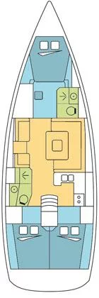 Sun Odyssey 439 - 3 cab. (UTRILLO)  - 1