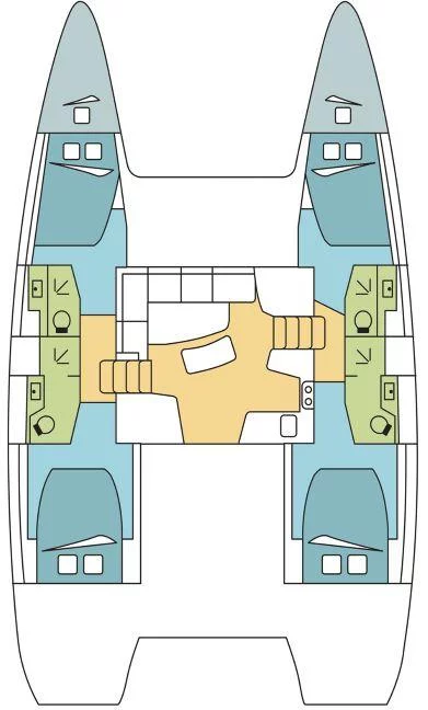 Lagoon 42 - 4 + 2 cab. (BIMINI)  - 1