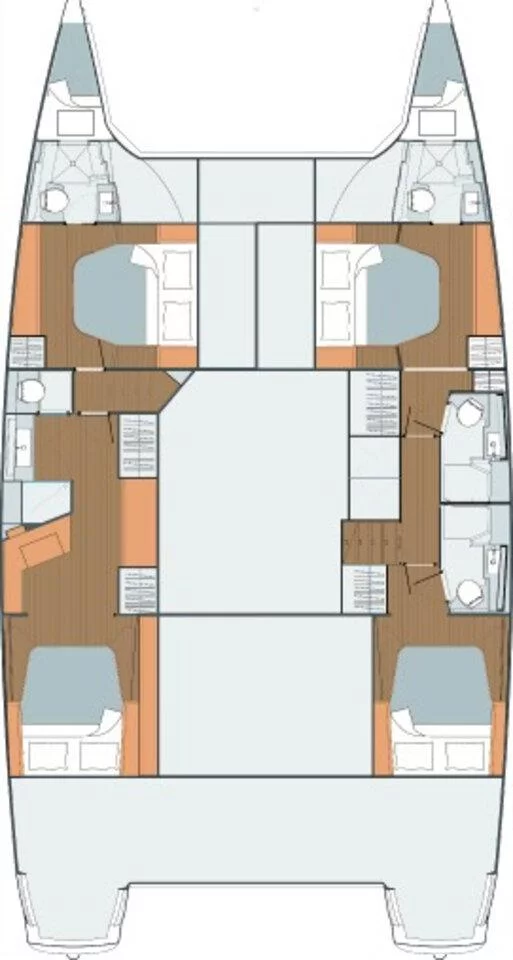 Fountaine Pajot Saba 50 - 4 cab. (Sundance)  - 1