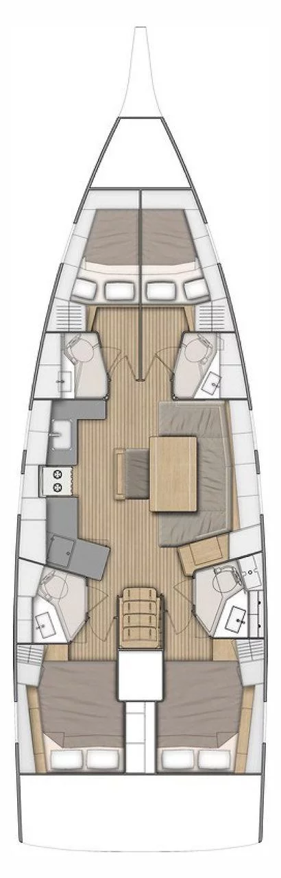 Oceanis 46.1 - 4 cab. (Arabella)  - 1