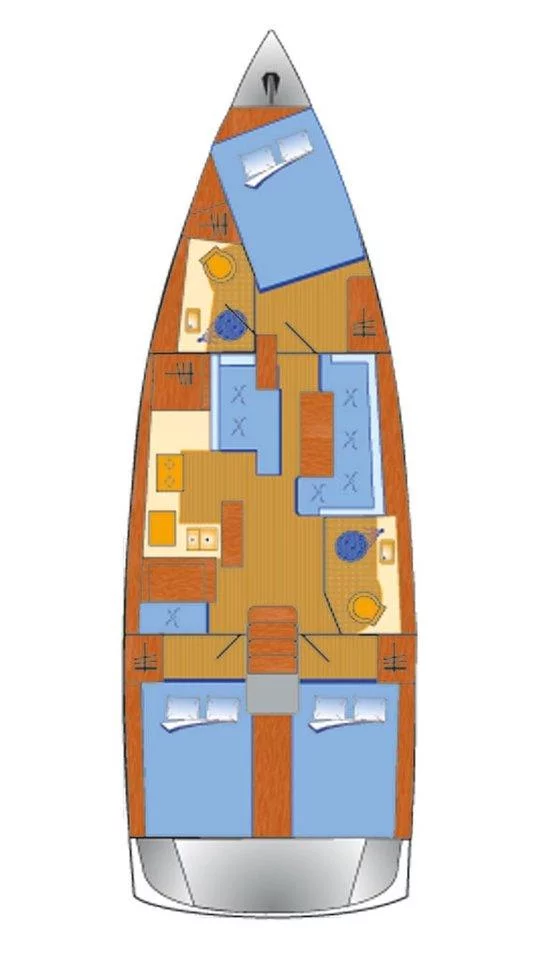 Sun Odyssey 410 - 3 cab. (Lara)  - 1