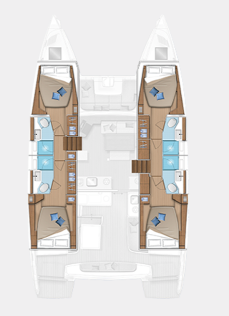 Photo #2 - Lagoon 46 - 4 + 2 cab. (Diamond Seas) in Athen - 29246