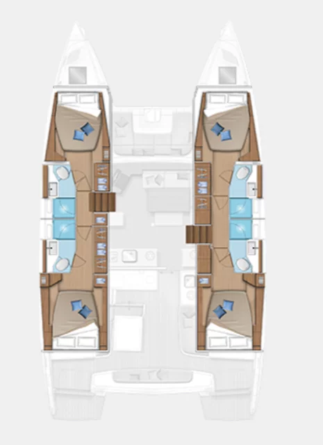 Lagoon 46 - 4 + 2 cab. (Diamond Seas)  - 1