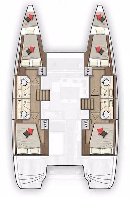 Lagoon 40 - 4 + 2 cab (Sail Away)  - 10