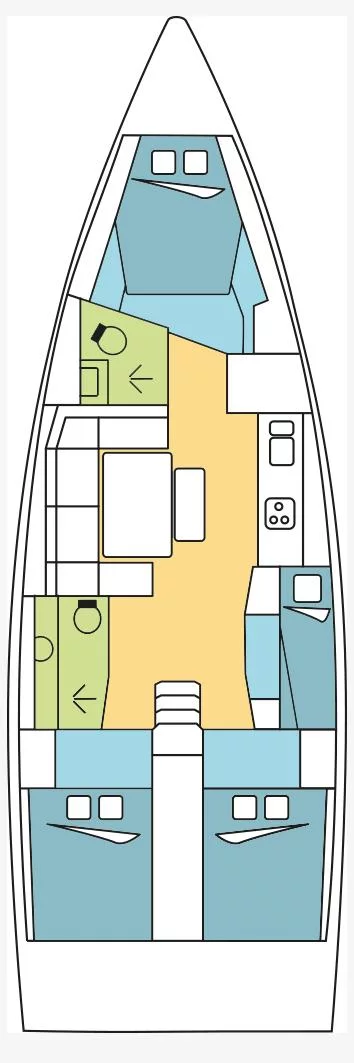 Dufour 430 GL (SUNNY MANGO)  - 1