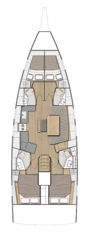 Oceanis 46.1 - 4 cab. (Sail Delta)  - 1