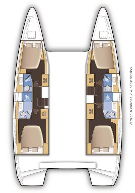 Lagoon 42 - 4 + 2 cab. (Aktis)  - 1