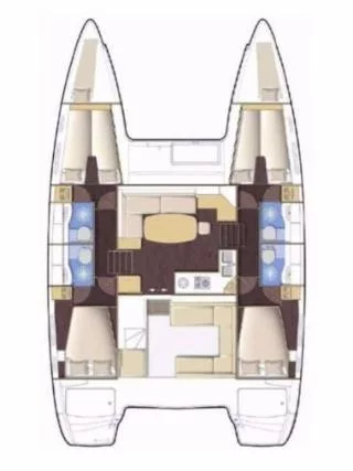 Lagoon 400 - 4 + 2 cab. (Pagomo nayan)  - 6