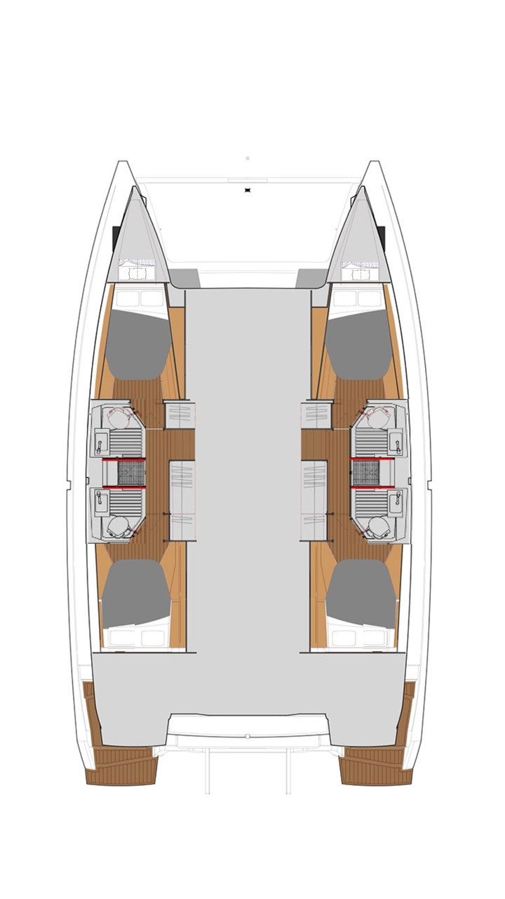 Photo #2 - Fountaine Pajot Astrea 42 - 4 + 2 cab. (Princess Kiara) in Lavrion - 29588